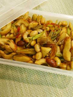 セロリちくわ豆炒め煮-レシピのメイン写真