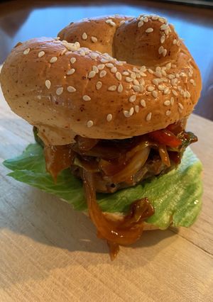 甘みそバーガー-レシピのメイン写真
