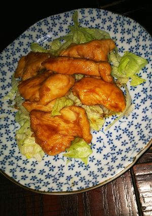 鶏むね肉でプリプリ照り焼き♪-レシピのメイン写真