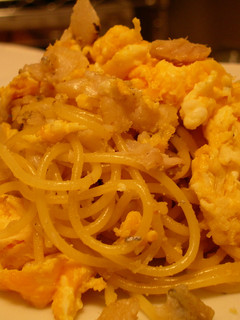 今が旬!太刀魚と卵のあっさりパスタ♪-レシピのメイン写真