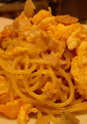 今が旬！太刀魚と卵のあっさりパスタ♪-レシピのメイン写真