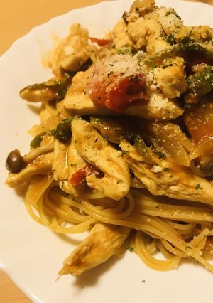 メイプルシロップのケチャップパスタ-レシピのメイン写真