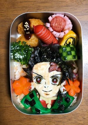 鬼滅の刃★炭治郎★キャラ弁★お弁当★簡単-レシピのメイン写真