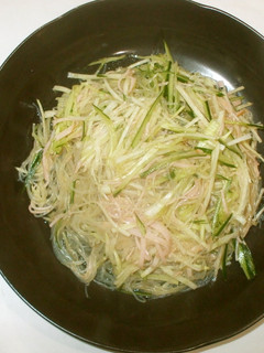 大根サラダ♪簡単緑豆春雨で漢方食養生-レシピのメイン写真