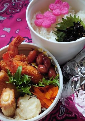 ❜20/11/18　エビフライ弁当-レシピのメイン写真