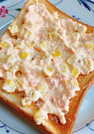 簡単朝食♡鮭マヨチトースト-レシピのメイン写真