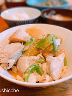 節約主菜♡鶏肉と大根のポン酢煮-レシピのメイン写真