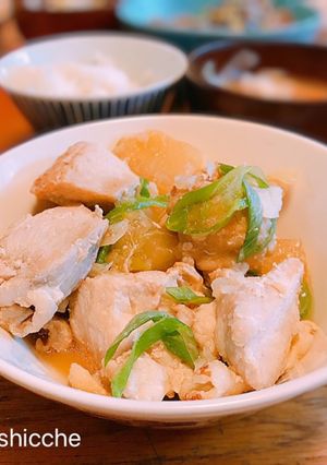 節約主菜♡鶏肉と大根のポン酢煮-レシピのメイン写真
