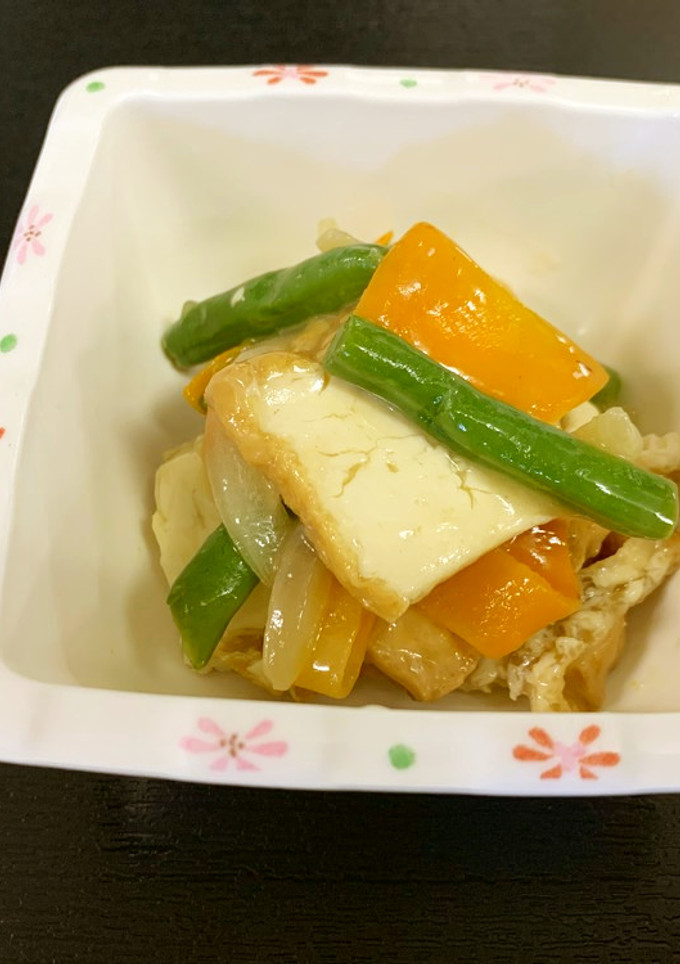 厚揚げと野菜の炒め物-レシピのメイン写真
