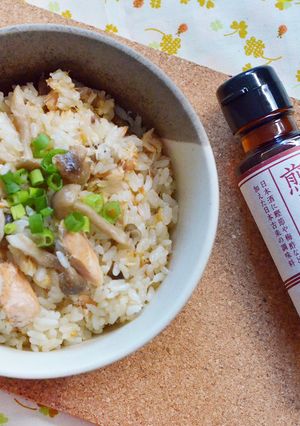 鮭としめじの煎り酒炊き込みごはん-レシピのメイン写真