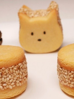 乾燥肌に!松の実と米粉クッキーサンド-レシピのメイン写真