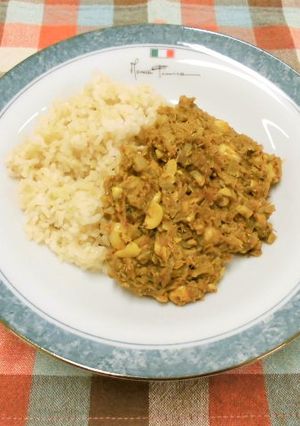 サバ缶と大豆のドライカレー-レシピのメイン写真