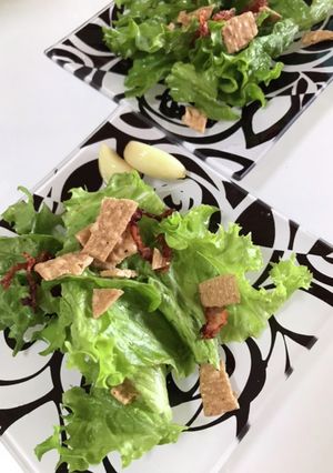 グリーンリーフのベーコンサラダ-レシピのメイン写真