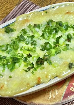 クリーム煮の残りで卵かけご飯のドリア-レシピのメイン写真