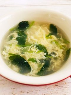 *三つ葉と卵のかきたまスープ-レシピのメイン写真