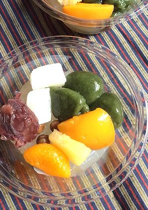 ほうれんそう白玉-レシピのメイン写真