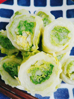ゆでたら巻いて♪白菜のおひたし♪-レシピのメイン写真