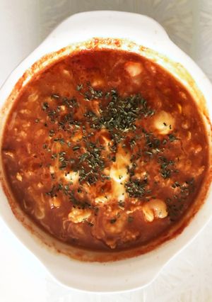 オートミールでたまごトマト粥♡-レシピのメイン写真