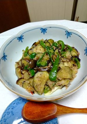 自家製肉味噌を使って秋の茄子ピー！！-レシピのメイン写真
