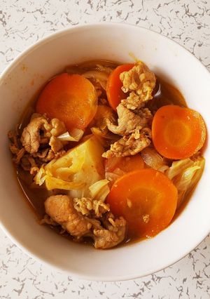 超簡単！具材たっぷり和風スープカレー-レシピのメイン写真