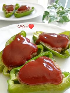 ピーマン克服!ピーマンの肉詰め-レシピのメイン写真