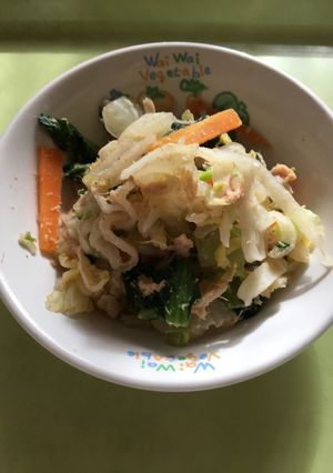 【保育園給食】切干大根と小松菜のサラダ-レシピのメイン写真