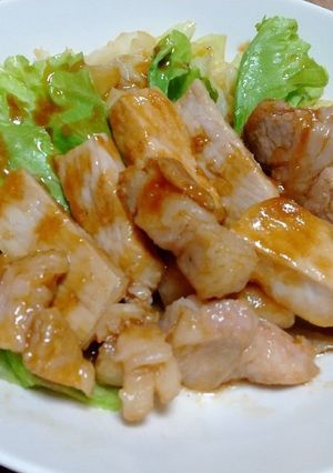 豚肉の塩麹漬けさっぱり炒め♪-レシピのメイン写真