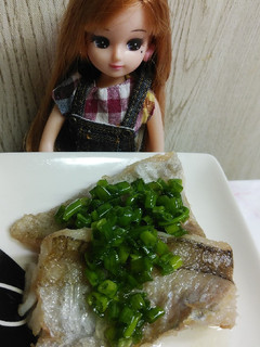 リカちゃん♡タラє(・Θ・)эねぎ塩だれ-レシピのメイン写真