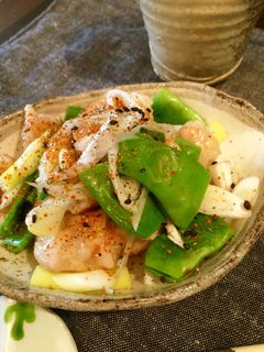 時短♩焼き鳥でいんげんネギだく和え-レシピのメイン写真