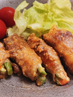ずぼら料理★タレが美味い野菜の豚バラ巻き-レシピのメイン写真