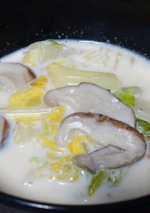 白菜の和風クリームスープ-レシピのメイン写真