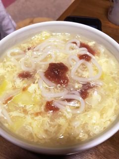 かきたま梅干しうどん-レシピのメイン写真