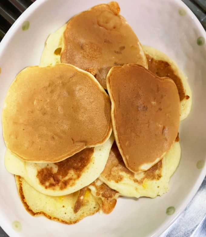 甘くない！？おかずホットケーキ♡-レシピのメイン写真