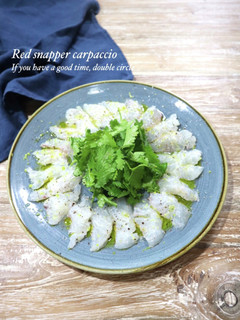 鯛のカルパッチョ-レシピのメイン写真