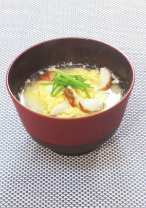 ふわふわ玉子とちくわの味噌汁❇️-レシピのメイン写真