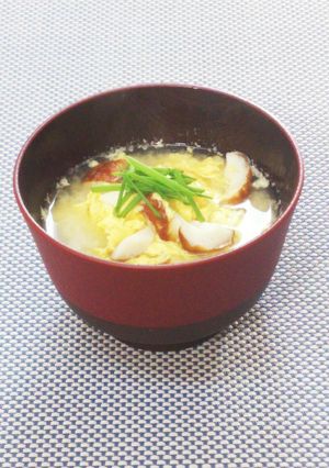 ふわふわ玉子とちくわの味噌汁❇️-レシピのメイン写真