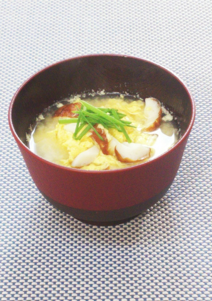 ふわふわ玉子とちくわの味噌汁❇️-レシピのメイン写真