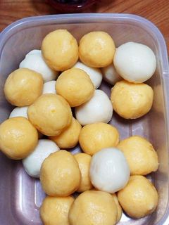 カボチャの白玉団子-レシピのメイン写真