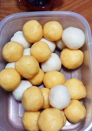 カボチャの白玉団子-レシピのメイン写真