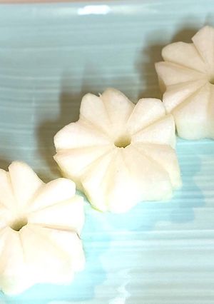 大根で！型で簡単！桜の飾り切り-レシピのメイン写真