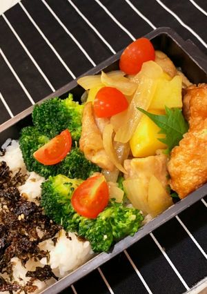 カレー味Gポテ弁当　2020/11/19-レシピのメイン写真