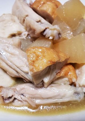 冬にピッタリ！大根と手羽中の煮物♪-レシピのメイン写真