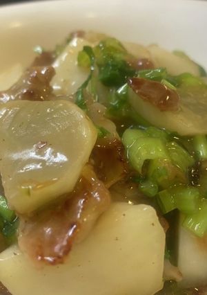 蕪とバラ肉の梅べっこうあん-レシピのメイン写真