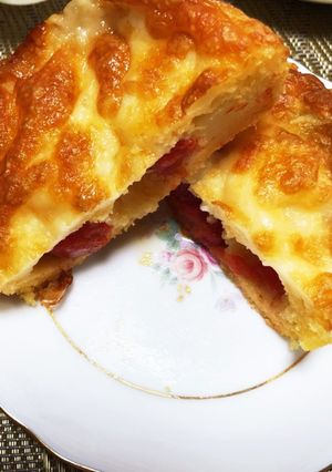 焼きたてを味わう卵一個で出来るケークサレ-レシピのメイン写真