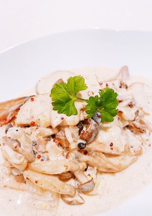 クリーミー鶏肉の煮込み-レシピのメイン写真