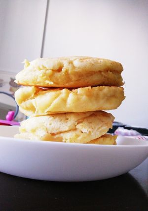 りんごと豆腐のパンケーキ-レシピのメイン写真