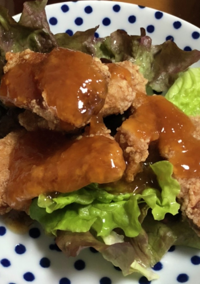 マグロ竜田のおろしぽん酢-レシピのメイン写真