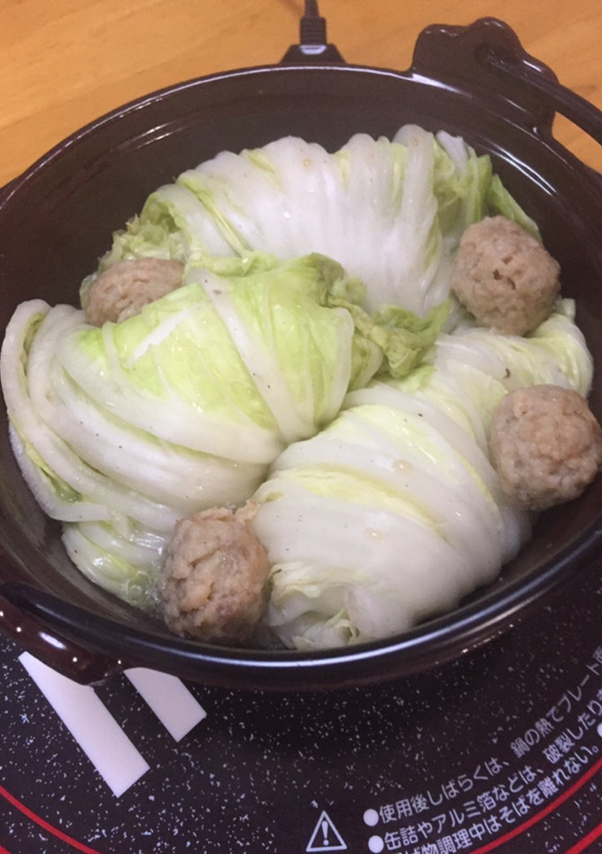 白菜のちょっと鍋☆1人鍋☆簡単^_^-レシピのメイン写真