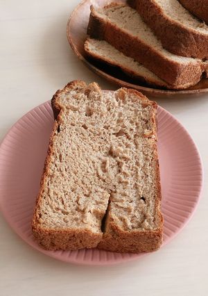 HBで簡単！全粒粉100%ふわふわ食パン-レシピのメイン写真