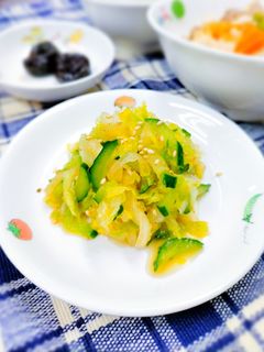 ごま油香る白菜ときゅうりの和風サラダ♪-レシピのメイン写真